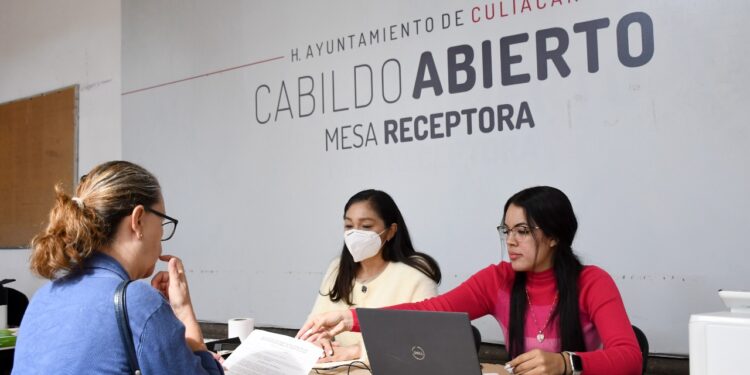 Instalan mesas receptoras para próxima Sesión de Cabildo Abierto