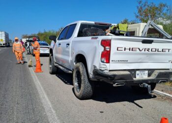 Guardia Nacional evita despojó de tres camionetas de paisanos en “La Costera”