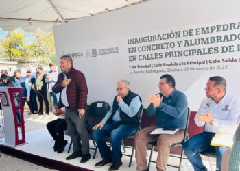 Badiraguato continúa creciendo en obra pública para beneficio de las familias: López Elenes