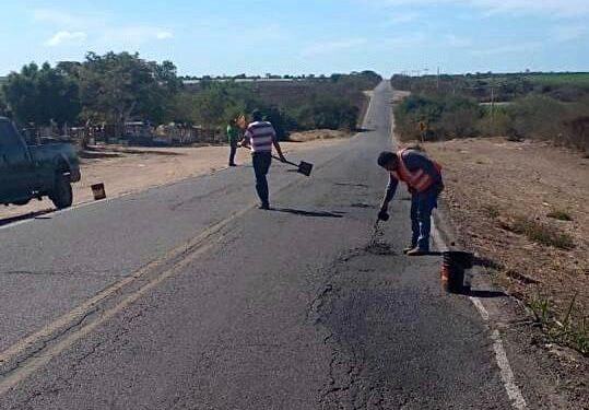 Reactivan programa de bacheo en Elota