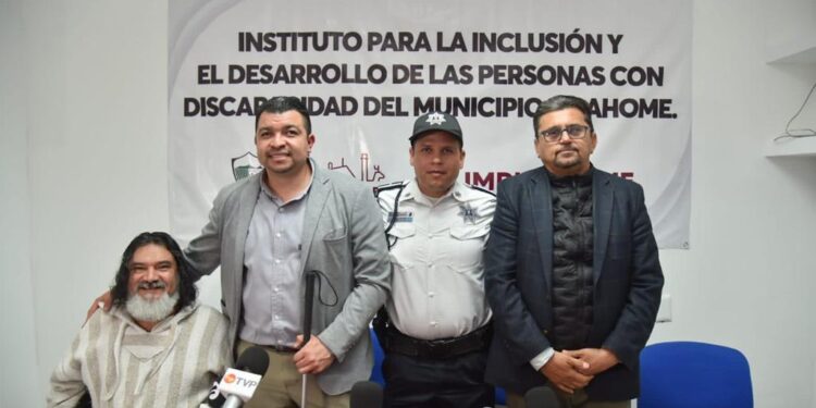 Red Azul va por la inclusión y respeto a espacios de personas con discapacidad en Ahome