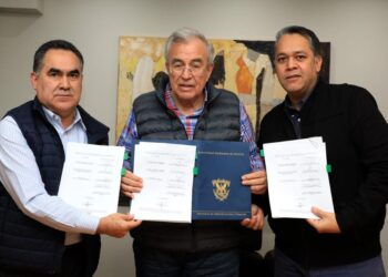 Firma Gobernador Rocha convenio de apoyo financiero 2023 con la UAS