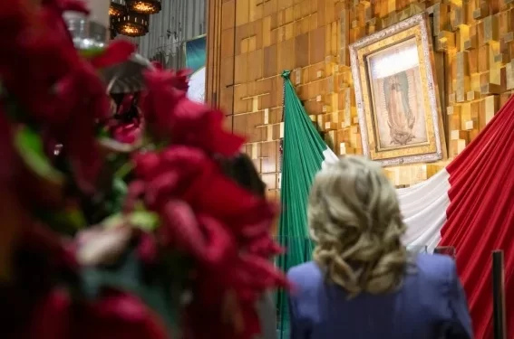 Las fotos y videos de Jill Biden con Beatriz Gutiérrez Müller y en la Basílica de Guadalupe