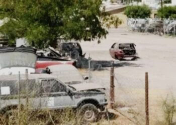 Lo que faltaba: Roban carros de una pensión de la Guardia Nacional en Guamúchil