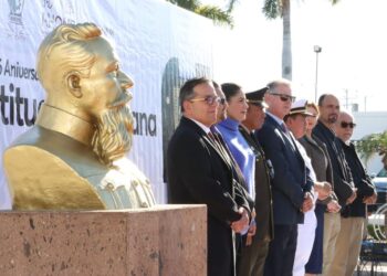 Autoridades de Ahome conmemoran el 106 Aniversario de la Promulgación de la Constitución de 1917