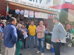 Integrantes de la Unión de Comerciantes del Centro de Culiacán 