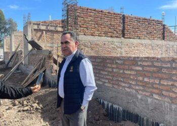 Avanza la construcción de plantel en El Burrión con recursos aportados por Gobierno del Estado