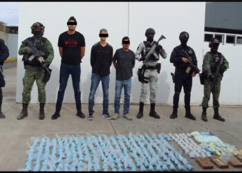 530 mil pastillas de fentanilo y tres detenidos en cateo en la Toledo Corro