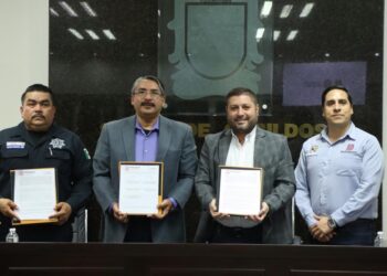 Policías de Badiraguato estarán más capacitados; Ayuntamiento firma convenio con la UNIPOL