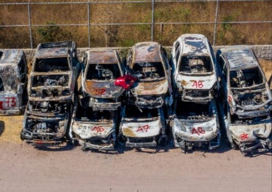 Se robaron más de 495 vehículos durante “El Culiacanazo 2.0”: FGE