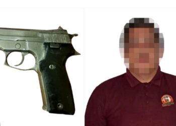 Sujeto armado es detenido en Villa del Real