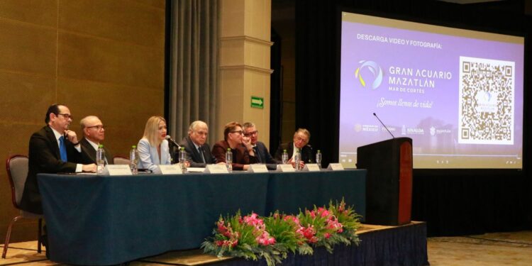 Presentan en la CDMX, el Gran Acuario Mazatlán Mar de Cortés