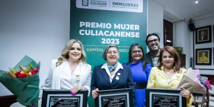Ayuntamiento galardona con Premio a la Mujer Culiacanense 2023 a tres destacadas mujeres por su labor social