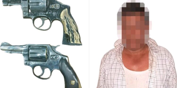 Tras una persecución, detienen en Culiacán a un hombre con dos armas de fuego