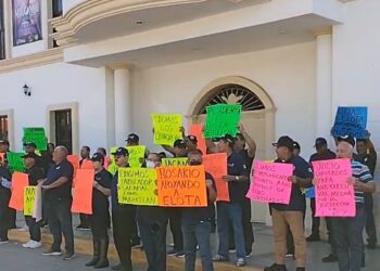 Alcaldesa de Elota si está atendiendo el tema de policías pensionados, aseguran