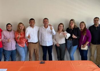 Movimiento Ciudadano realiza intensa gira por la región del Evora.