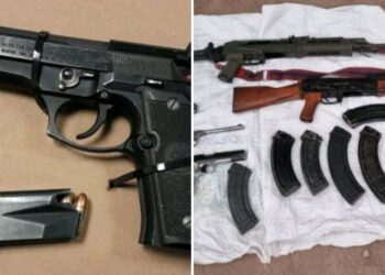 Aseguran precursores químicos, dos civiles, armamento, droga y un invernadero en Tachinolpa, Imala