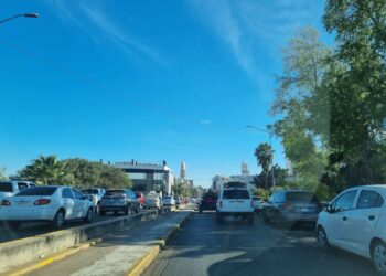 ¡Ni se te ocurra pasar por la Obregón! Sindicalizados del Stasac mantienen protesta