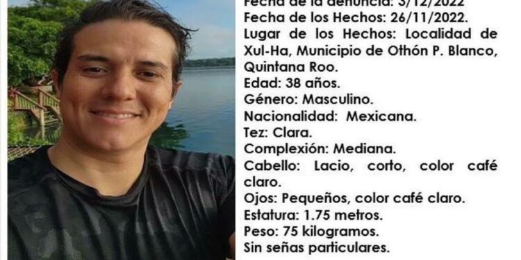¡Ayuda a localizarlo! El culiacanense Daniel Tirado fue secuestrado en Quintana Roo