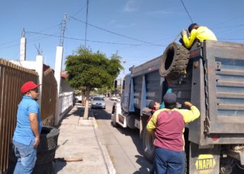 Campaña de Descacharrización llega a la colonia Emiliano Zapata