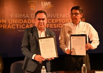 Firma la UAS a través de su Rector, el Dr. Jesús Madueña convenio con más de 200 empresas para que estudiantes realicen sus prácticas profesionales