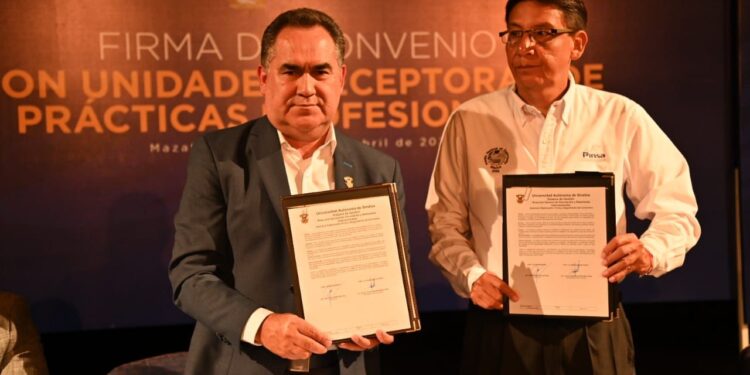 Firma la UAS a través de su Rector, el Dr. Jesús Madueña convenio con más de 200 empresas para que estudiantes realicen sus prácticas profesionales