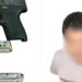 Trató de esconder un arma de fuego, pero fue asegurado por policías