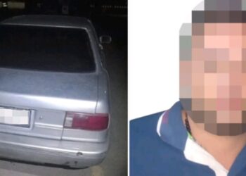 Policía estatal asegura a dos personas por llevar droga