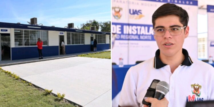 Agradecen a Madueña Molina hacer realidad la ampliación de la Preparatoria Mochis Extensión Macapule