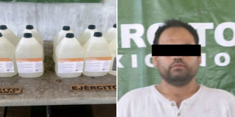 Guardia Nacional y Ejército Mexicano aseguran metanfetamina en Sonora