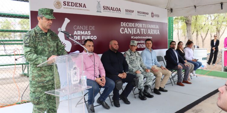 Hoy inició la campaña de Canje de Armas de Fuego Sinaloa 2023