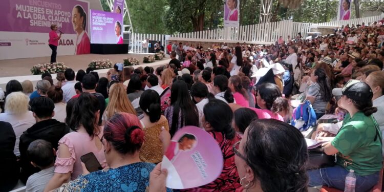 “Es Claudia, la respuesta a la encuesta”, afirman las mujeres morenistas en Sinaloa