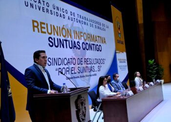 Claro y contundente el apoyo de la fuerza laboral académica y administrativa al Rector Jesús Madueña Molina