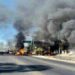 Narcobloqueos e incendios se reportan en Matamoros, Tamaulipas