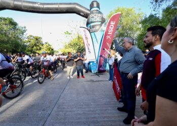 Rocha da banderazo a “Rodada Sinaloa 2023” por el Día Mundial de la Bicicleta