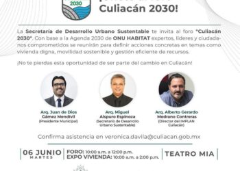 Todo listo para la realización del Foro ‘Culiacán 2030’