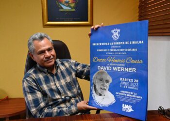 Invita Editorial UAS a jornada conmemorativa en honor al biólogo David Werner quien recibirá la distinción Honoris Causa