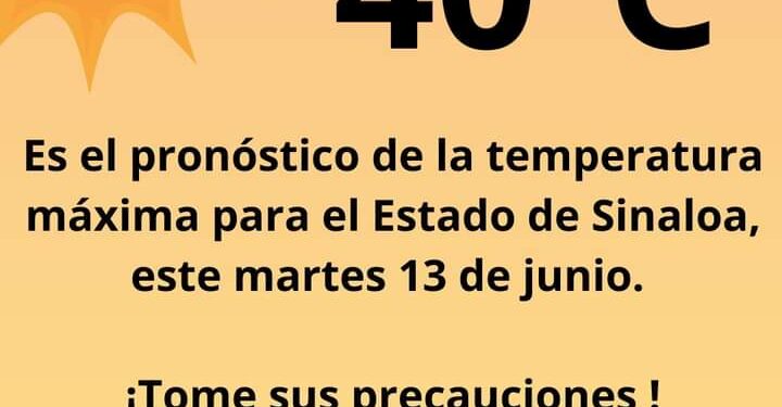 Pide Protección Civil incrementar precauciones ante las altas temperaturas que se están presentando en el estado