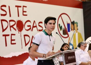 Los jóvenes deben usar su pensamiento crítico y libertad de decisión para decir no a las drogas: Rocha Moya
