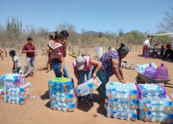 El Frijol, San José de Choix y San José de los Pericos, las primeras comunidades en recibir agua donada en el ACUATON 2023