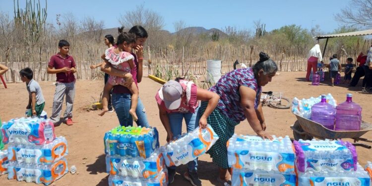 El Frijol, San José de Choix y San José de los Pericos, las primeras comunidades en recibir agua donada en el ACUATON 2023