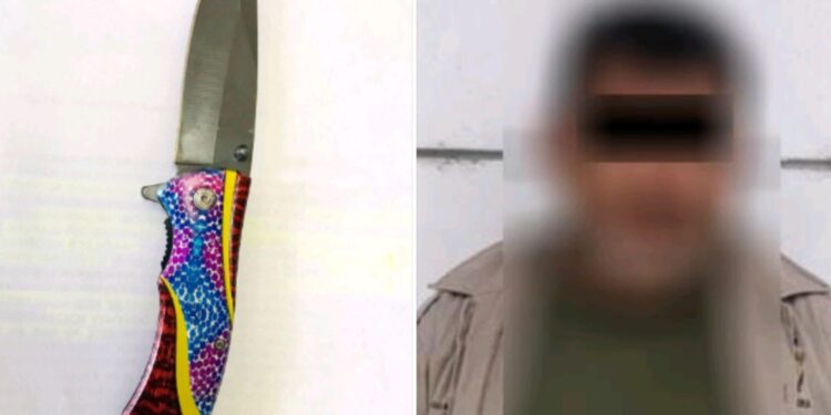 Agredió con una navaja a un elemento de seguridad de la UAS y fue detenido