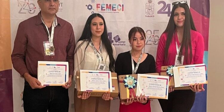 Premian a ganadoras sinaloenses de tres primeros lugares en la FEMECI 2023