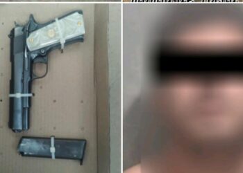 Detienen un hombre armado que conducía un automóvil en estado de ebriedad