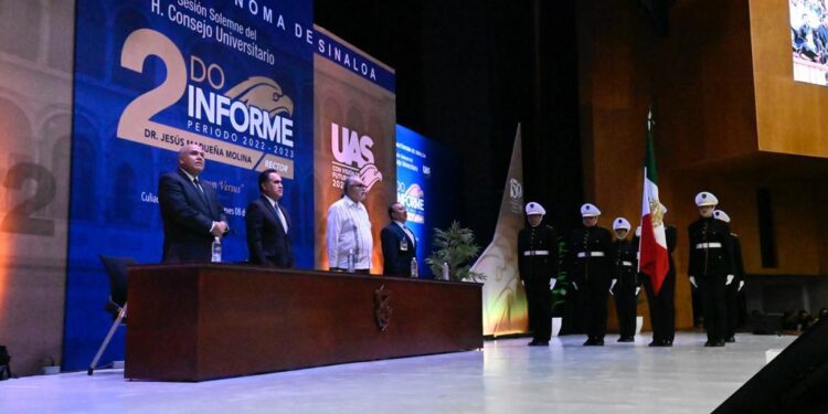 Por este motivo el gobernador no asistió al Segundo Informe de Labores del rector de la UAS