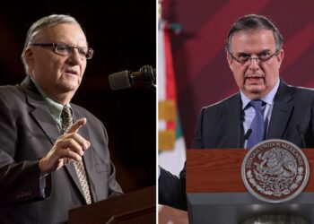 Joe Arpaio denunció por difamación a Marcelo Ebrard