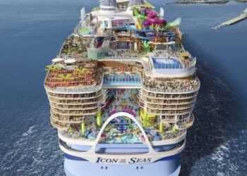 El barco más grande del mundo el “Icon Of The Seas” zarpará en enero del 2024