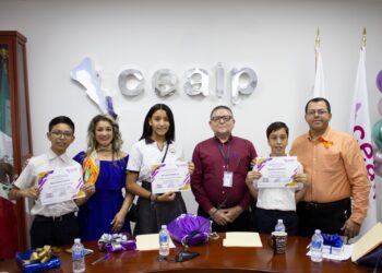 Premia CEAIP a niña y niños ganadores en etapa estatal de concurso Comisionada y Comisionado Infantil