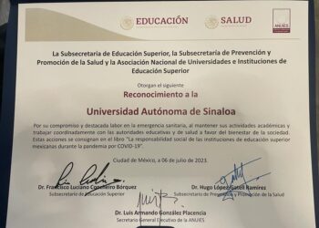 En plena persecución política en su contra, la UAS es reconocida por el Gobierno Federal y la ANUIES por su compromiso y labor durante la pandemia