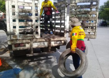 Campaña de Descacharrización 2023 atendió este fin de semana a la colonia Fincas del Humaya